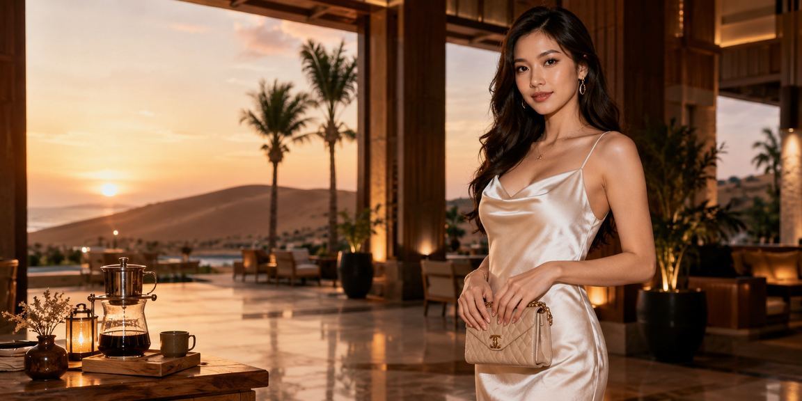 Người dùng sử dụng ứng dụng 1725 trên điện thoại tại Mũi Né