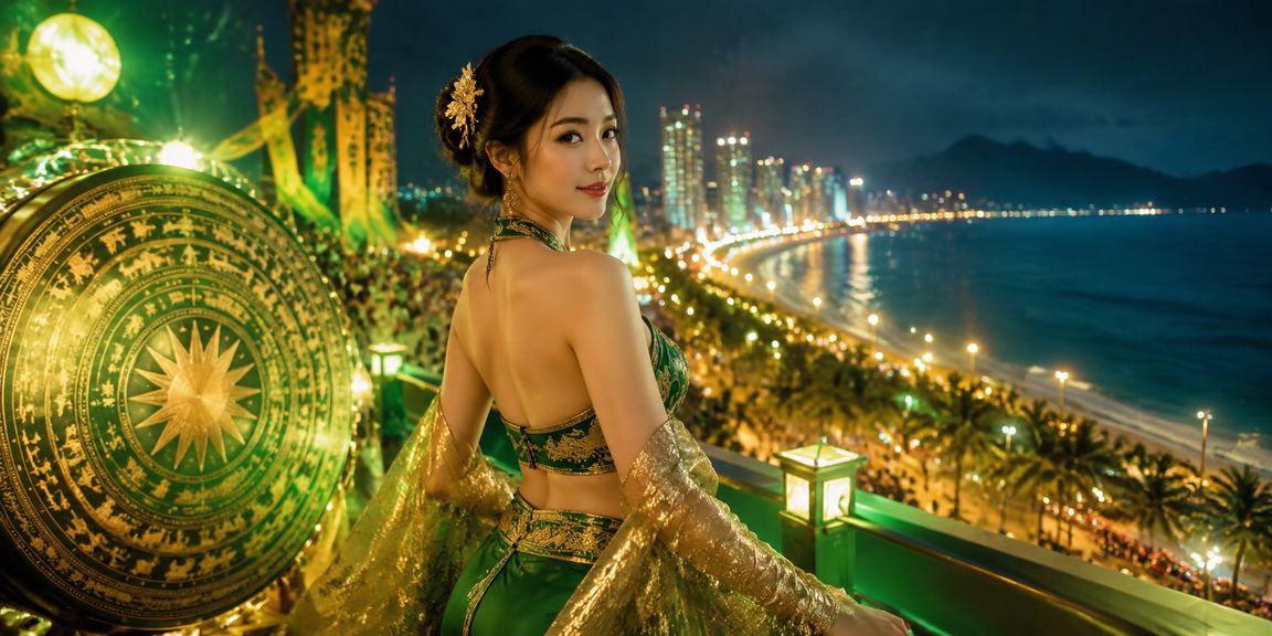 Khung cảnh giải trí casino bãi biển Nha Trang